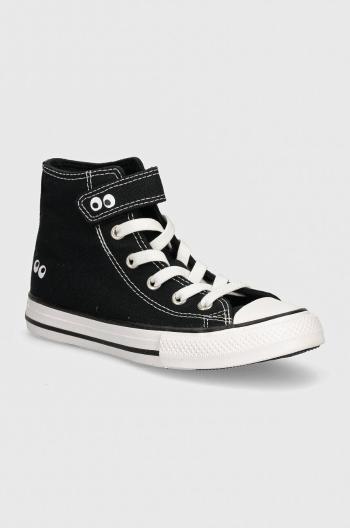 Dětské tenisky Converse CHUCK TAYLOR ALL STAR 1V černá barva, A10385C