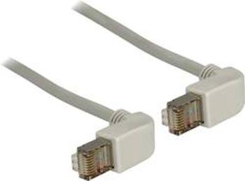 Síťový kabel RJ45 Delock 83520, CAT 6, S/FTP, 0.50 m, šedá