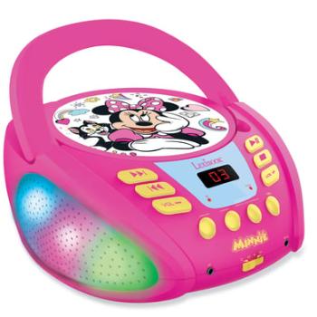 LEXIBOOK CD přehrávač Minnie Bluetooth se světelnými efekty