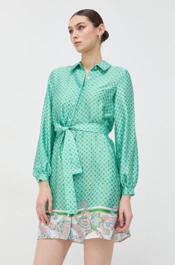 Šaty Liu Jo zelená barva, mini, oversize