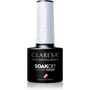 Claresa SoakOff UV/LED Color Frosty Morning gelový lak na nehty odstín 3 5 g