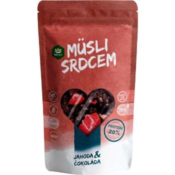 TOPNATUR MÜSLI SRDCEM 250 G PROTEIN JAHODA - ČOKOLÁDA Müsli, , velikost