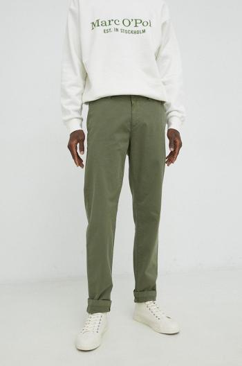 Kalhoty Marc O'Polo pánské, zelená barva