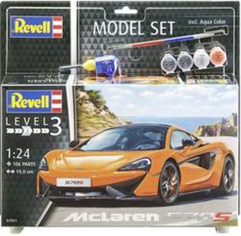 Model auta, stavebnice Revell McLaren 570S 67051, 1:24