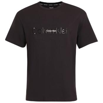 Calvin Klein EMB ICON LOUNGE-S/S CREW NECK Pánské tričko, černá, velikost L