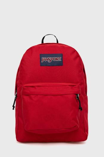 Batoh Jansport červená barva, velký, hladký