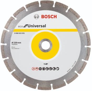 Bosch diamantový dělicí kotouč ECO For Universal 230 × 22,23 × 2,6 × 7 2608615031