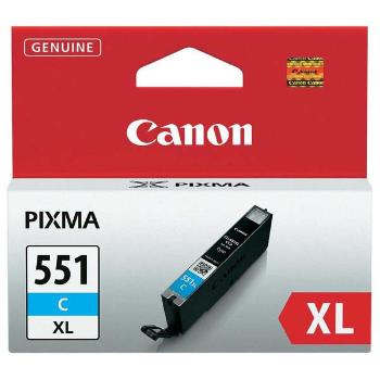 CANON CLI-551-C XL C - originální cartridge, azurová, 11ml