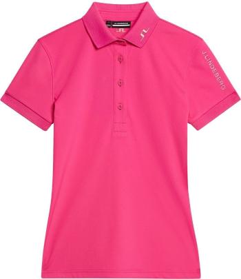 J.Lindeberg Tour Tech Womens Fuchsia Purple L Polo košile