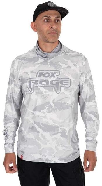 Fox Rage Tričko UV Hooded Top Light Camo M