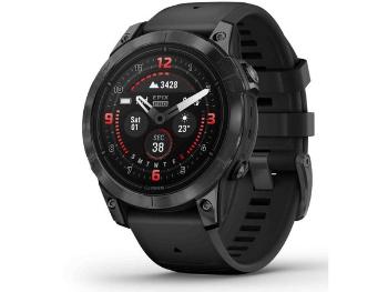 Garmin Epix™ Pro 47mm (Gen 2) Sapphire Edition Carbon Gray DLC Titanium / Black Band - 010-02803-11