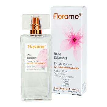 FLORAME Parfémová voda přírodní ROSE ECLATANTE — zářící růže BIO 50 ml