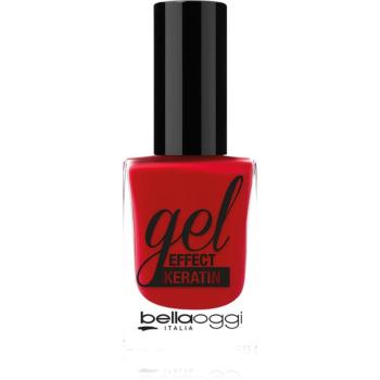 bellaoggi Gel Effect Keratin Nail Polish lak na nehty odstín Cherry Passion 10 ml