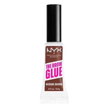 NYX Professional Makeup The Brow Glue Instant Brow Styler 5 g gel a pomáda na obočí pro ženy 03 Medium Brown
