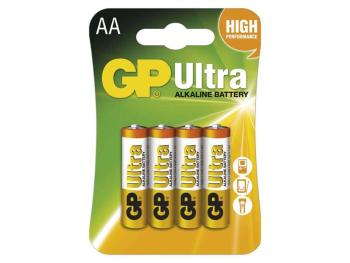 Baterie AA (R6) alkalická GP Ultra Alkaline  4ks