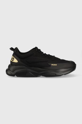 Sneakers boty HUGO Leon černá barva, 50487412