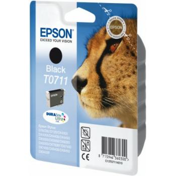 EPSON T0711 (C13T07114022) - originální cartridge, černá, 7,4ml