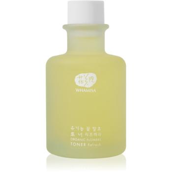 WHAMISA Organic Flowers Toner Refresh zklidňující čisticí tonikum pro mastnou a smíšenou pleť 155 ml