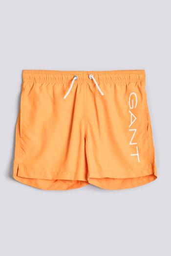 PLAVKY GANT LOGO LIGHTWEIGHT BOY'S SWIM SHORTS oranžová 134/140