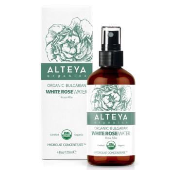 Alteya Organics Růžová voda z bílé růže Bio 120 ml