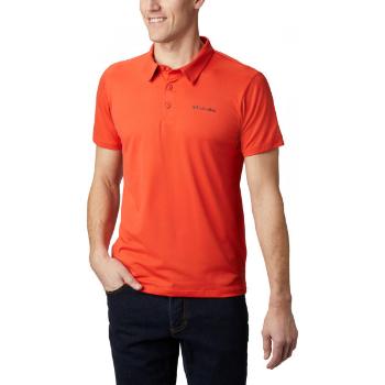 Columbia TRIPLE CANYON TECH POLO Pánské polo triko, oranžová, velikost M