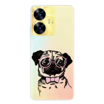 Odolné silikonové pouzdro iSaprio - The Pug - Realme C55