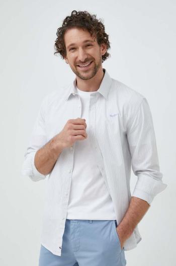 Bavlněné tričko Pepe Jeans Laurence slim, s klasickým límcem