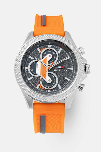 Hodinky Tommy Hilfiger oranžová barva, 1792084