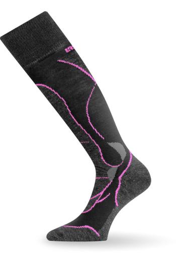 Lasting STW 984 Merino podkolenka černá Velikost: (42-45) L ponožky
