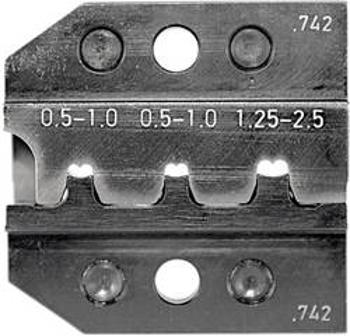 Krimpovací kleště Rennsteig Werkzeuge PEW12.742 624 742 3 neizolovaná plochá zástrčka , 0.5 do 2.5 mm²