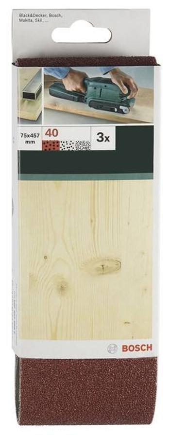 Brusný pás Bosch Accessories 2609256217 Zrnitost 60, (d x š) 533 mm x 75 mm, 3 ks