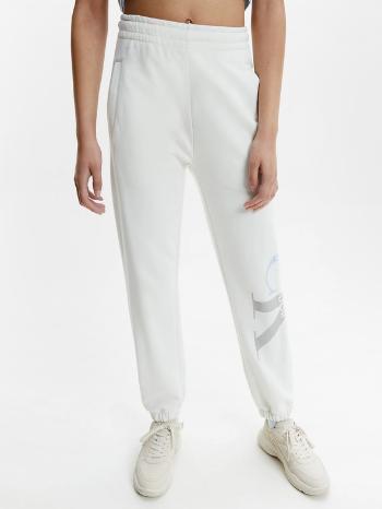 Calvin Klein Jeans Tepláky Bílá