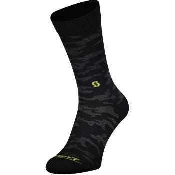 Scott TRAIL CAMO CREW Ponožky, černá, velikost 39-41