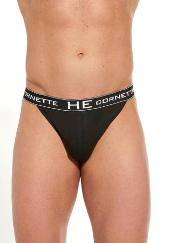 Pánská tanga Cornette High emotion 502 XL Černá