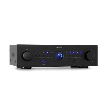 Auna AMP-CD950 DG, digitální vícekanálový zesilovač, 8 x 100 W, BT, opt. vstup, dálkové ovládání