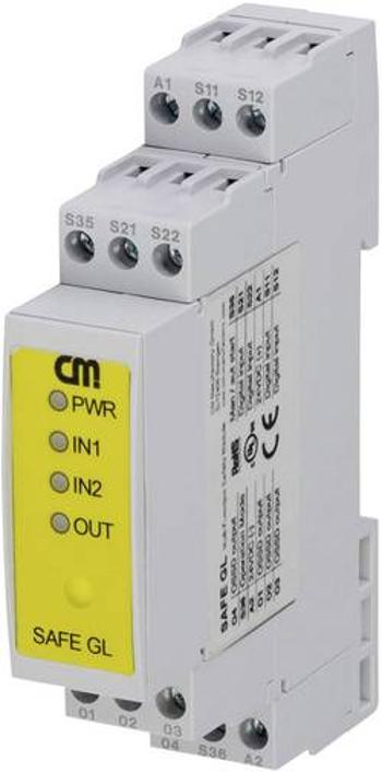 Bezpečnostní relé CM Manufactory SAFE GL, 45335, 24 V/DC, 3 spínací kontakty, 1 rozpínací kontakt