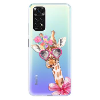 Odolné silikonové pouzdro iSaprio - Lady Giraffe - Xiaomi Redmi Note 11 / Note 11S