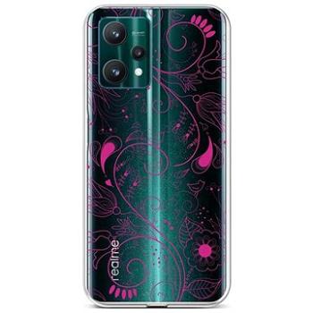 TopQ Kryt Realme 9 Pro silikon Pink Ornament 73104 (Sun-73104)