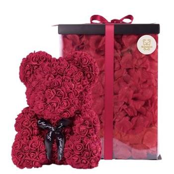 Medvídárek BIG Romantic 35cm dárkově balený - tmavě červený (0702338309984)