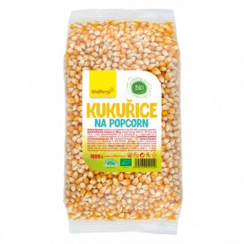 BIO Kukuřice na popcorn 6 x 1000 g - Wolfberry