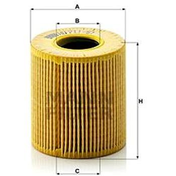 MANN-FILTER HU711/51x pro vozy CITROËN, FIAT, FORD, JAGUAR, LANCIA, LAND ROVER, MITSUBISHI, OPEL, PE (HU711/51x)