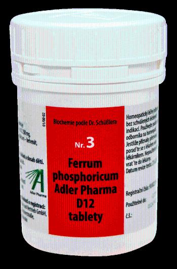 Adler Pharma Nr.3 Ferrum phosphoricum D12 1000 tablet