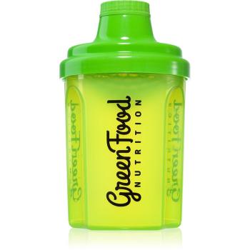 GreenFood Nutrition Shaker sportovní šejkr Transparent Green 300 ml