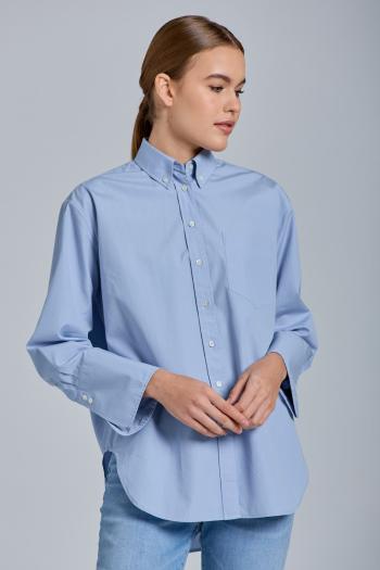 KOŠILE GANT D1. RELAXED WIDE CUFF SHIRT modrá 34