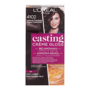 L'Oréal Paris Casting Creme Gloss 48 ml barva na vlasy pro ženy 4102 Iced Chocolate na barvené vlasy; na všechny typy vlasů