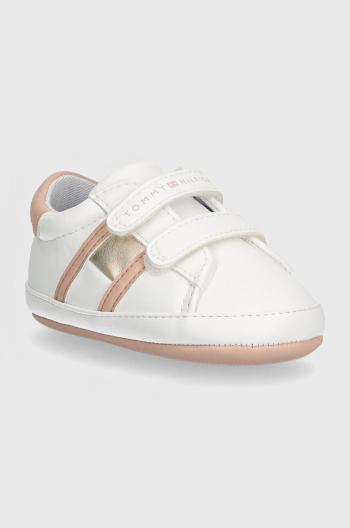 Dětské boty Tommy Hilfiger růžová barva, T0A9-33510