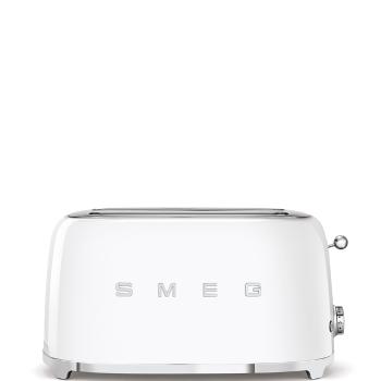 50's Retro Style toustovač P2x2 bílý 1500W - SMEG