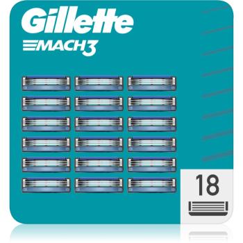 Gillette Mach3 náhradní břity 18 ks