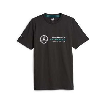 Puma MERCEDES-AMG PETRONAS F1 TEAM ESSENTIALS TEE Pánské triko, černá, velikost