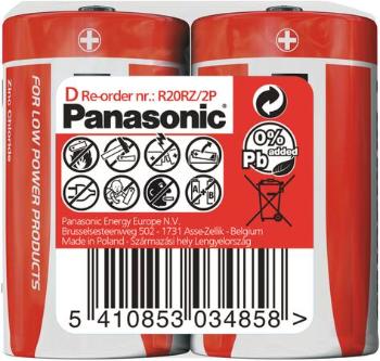 Panasonic Red Zinc D 2ks 00113622